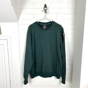 Parajumpers Men’s Green Crewneck Fleece Sweatshirt Size XL